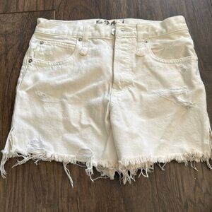Free People Jean shorts